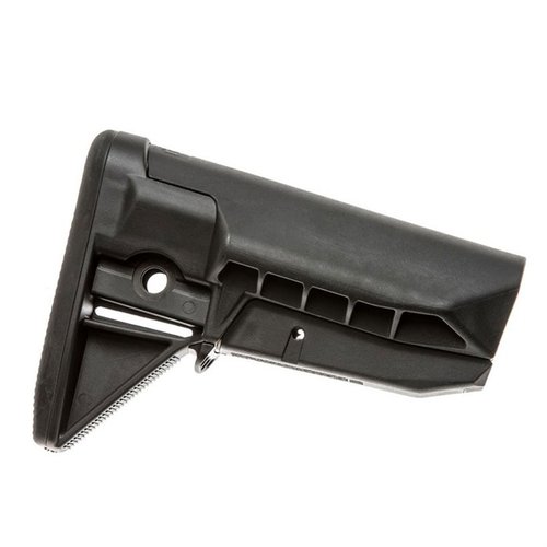 Il BCMGunfighter SOPMOD Stock MOD 0 offre un miglior supporto per il tiro con un design minimale, sistema di bloccaggio robusto e pad per il rinculo confortevole.