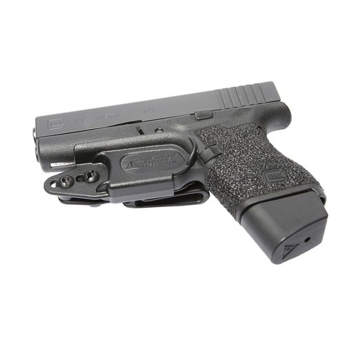 L'holster VanGuard 2 per Glock 42/43 offre sicurezza IWB con minimo ingombro, protezione del grilletto e materiali Kydex resistenti, ambidestro e regolabile.