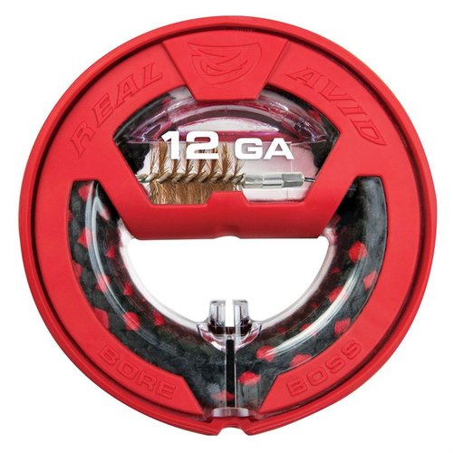 Il Bore Boss Shotgun Kit di Real Avid offre una pulizia facile e compatta per fucili, con un cavo dual-action, spazzola in bronzo e manico Flex-Case.