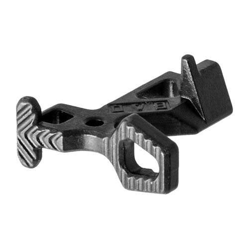 Il Bolt Catch Enhanced Cast di Battle Arms per AR-15 offre un'operazione facile, una superficie di contatto ampia e una finitura resistente, tutto a un prezzo accessibile.