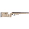 Il Bravo Chassis per Remington 700 offre rigidità in alluminio, compatibilità M-LOK, riser regolabile e supporto per bipod, tutto in un design leggero e resistente.