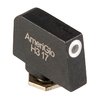 Il mirino anteriore AmeriGlo Tritium per Glock offre un design a basso profilo, costruzione in acciaio e punti di trizio per acquisire rapidamente il bersaglio.