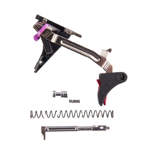 Il Pro Ultimate Trigger Kit per Glock® Gen 4 offre un'installazione facile, un grilletto personalizzato, un'azione fluida e un reset ultra-rapido per prestazioni superiori.