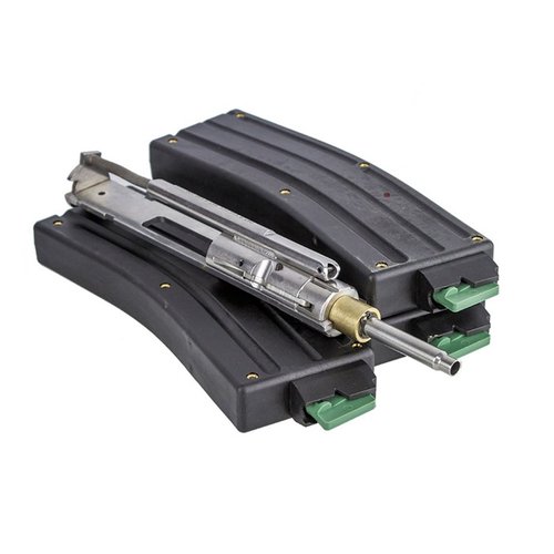 .22 LR Bravo Conversion Kit per AR-15, facile da installare, permette di allenarsi con munizioni economiche, realizzato in acciaio inossidabile per prestazioni affidabili.