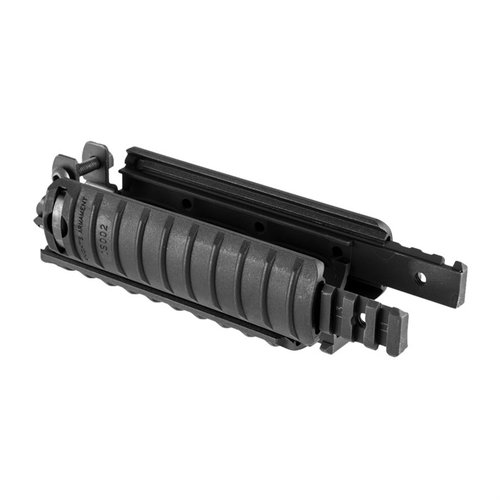 Il H&K MP5 RAS HANDGUARD offre un design robusto e funzionale con picatinny integrato, ideale per migliorare l'ergonomia e l'accessoristica della tua arma.