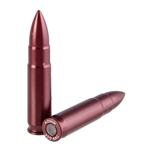 Le AMMO SNAP CAP DUMMY ROUNDS A-ZOOM, in alluminio e con primer sintetico, sono ideali per allenamenti di ricarica, sgancio e tiro a secco, migliorando le abilità di tiro.