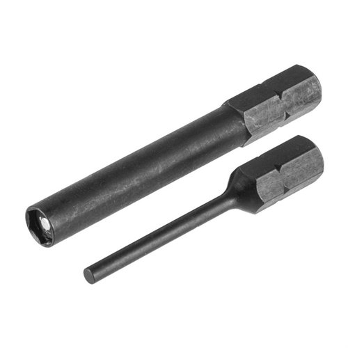 Il pacchetto combo Fix It Sticks per Glock® include un punzone per perni e un cacciavite esagonale, per una facile manutenzione e assemblaggio della tua pistola.