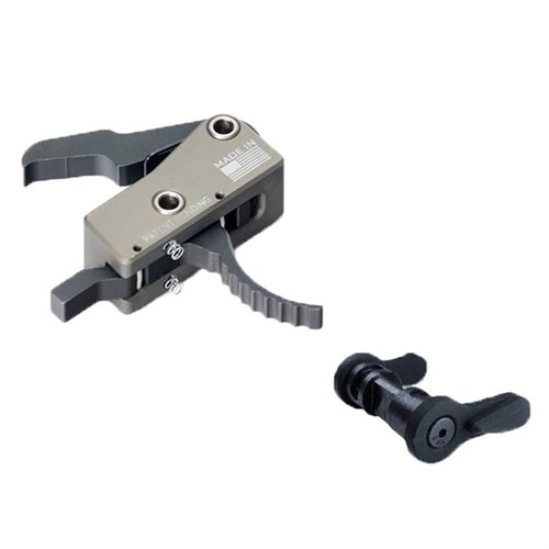 Il grilletto curvo SLT-1 di KE Arms offre un'installazione semplice, un'azione fluida e rapida, e una sicurezza ambidestra, per prestazioni ottimali.