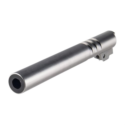 Canne 1911 Fusion Firearms in acciaio inox 416R, precisione UMG, compatibili con 9mm/38 super/357 SIG, perfette per progetti personalizzati.