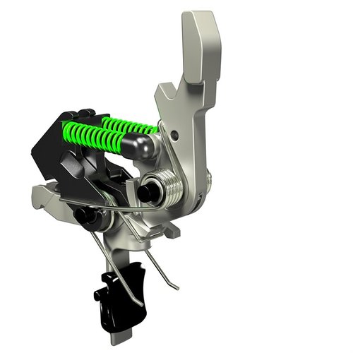 I grilletto HIPERTOUCH® offre un'eccezionale leggerezza e un'azione fluida, con opzioni di peso di 2.5 o 3.5 lb, garantendo colpi precisi e rapidi.