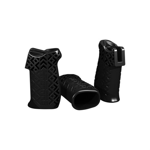 L'AR-15 HIPERGRIP® offre una presa ergonomica, migliorando il comfort e il controllo del fucile, compatibile con selettori ambidestri e personalizzabile.