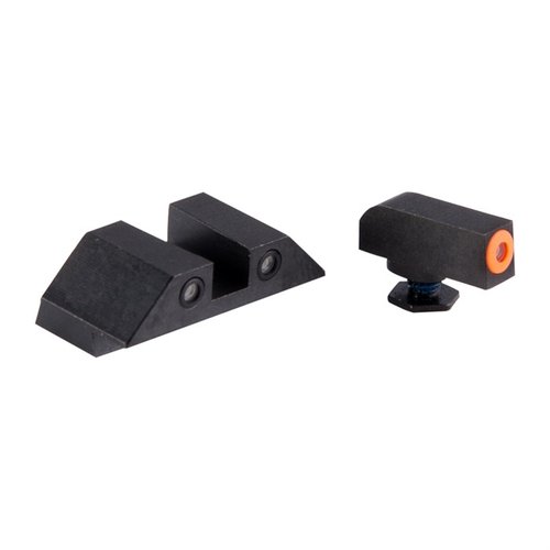 Le Perfect Dot Tritium Night Sights per Glock® offrono una visibilità eccezionale in tutte le condizioni di luce, con 30% di Tritium in più per un'acquisizione rapida.