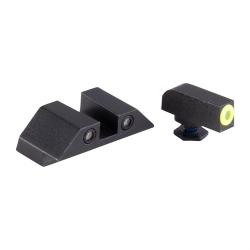 Le Perfect Dot Night Sights per Glock® offrono visibilità ottimale in ogni condizione di luce, con un design robusto e un sistema di montaggio sicuro.