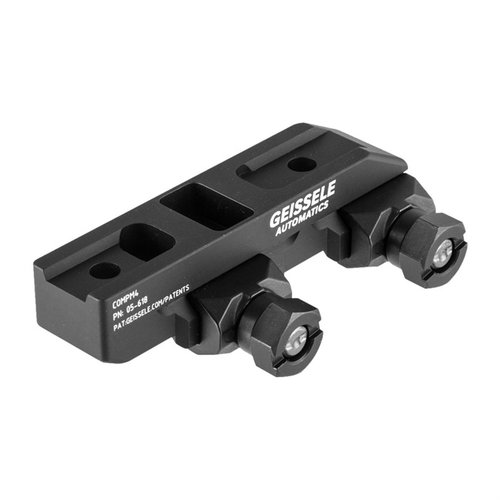Il Geissele Super Precision Optic Mount per Aimpoint CompM4 offre un attacco solido, realizzato in alluminio 7075-T6, garantendo zero stabile anche in condizioni estreme.