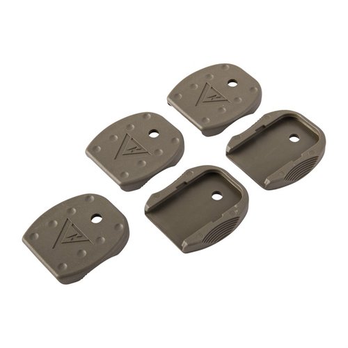 I TACTICAL FLOORPLATES TANGODOWN per Glock® offrono una superficie di presa migliorata, resistenza agli urti e compatibilità con guanti per estrazioni rapide.