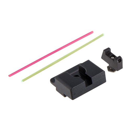 Le mire TTI Ultimate Fiber Optic per GLOCK® offrono un'immagine nitida e luminosa, con una costruzione in acciaio inox per massima resistenza e precisione.
