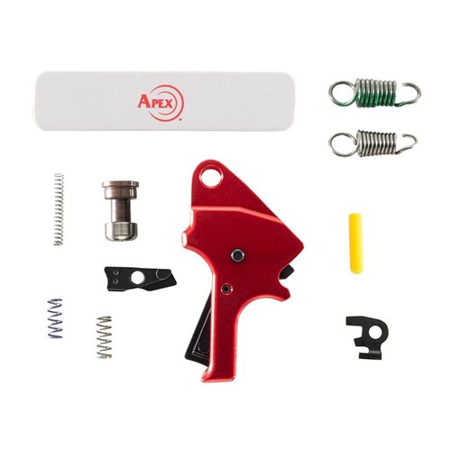 Il kit SMITH & WESSON M&P M2.0 Red Flat Face Forward Set Trigger riduce il pre-travel e l'over travel, migliorando la leva e la precisione del tiro.