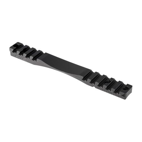 Il rail per ottica Area 419 per Remington 700 è realizzato in alluminio 7075, senza spigoli vivi, e compatibile con viti #6 e #8 per un montaggio sicuro.