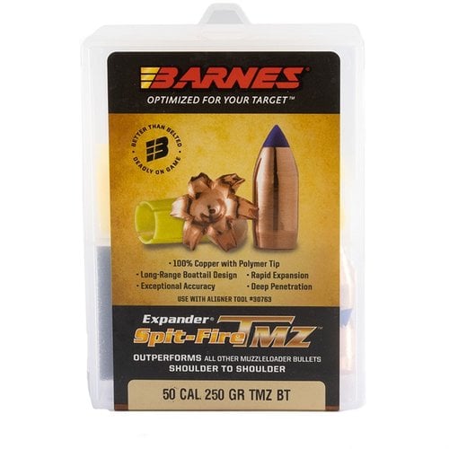 Le BARNES SPIT-FIRE TMZ BULLETS da 50 cal (0.510