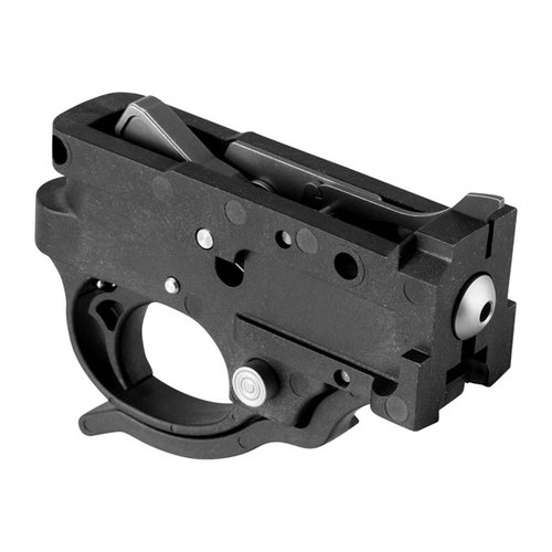 Il Drop-In Trigger Assembly di Powder River Precision offre un grilletto leggero e corto per Ruger 10/22, senza bisogno di modifiche, con componenti in acciaio resistente.