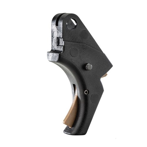 Migliora il tuo grilletto M&P con l'Apex Tactical Polymer Action Enhancement Trigger: riduzione del pre-travel del 20% e over-travel del 10%.