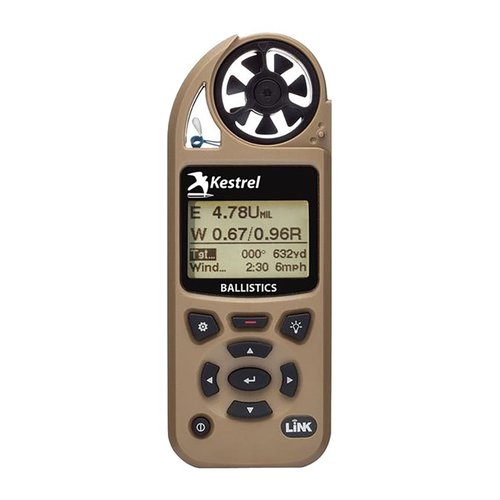 Il Kestrel 5700 offre un calcolatore balistico G1/G7, modalità Easy, misurazione ambientale, connettività LiNK e display leggibile, ideale per lunghe distanze.