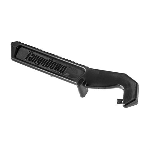 Il FLOORPLATE REMOVAL TOOL per GLOCK® di TANGODOWN è realizzato in Nylon resistente, offre la giusta leva per rimuovere facilmente il floorplate senza danneggiare il caricatore.