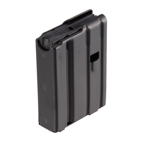 .450 Bushmaster Magazine D&H Industries, in acciaio con finitura nera, è un ricambio affidabile per fucili AR-15, capace di contenere 4 colpi.