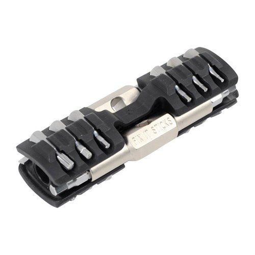 Il Fix It Sticks Replaceable Edition offre portabilità e versatilità straordinarie, con 16 punte in acciaio di alta qualità e un manico a T per un utilizzo facile.