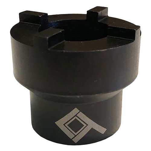 Strumento di installazione Flange riutilizzabile in acciaio al carbonio trattato termicamente, progettato per il Law Tactical Folding Stock Adapter, con drive quadrato da 3/8