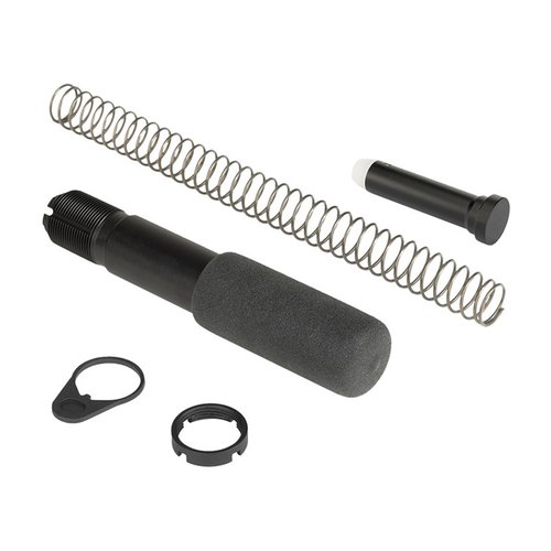 L'AR-15 Pistol Buffer Tube Assembly è realizzato in alluminio anodizzato di tipo militare, offre una vestibilità perfetta e include accessori di alta qualità per prestazioni superiori.