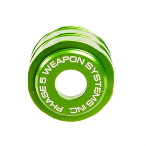 Il Follower 12GSF di Phase 5 offre un'alimentazione fluida e affidabile, realizzato in alluminio 7075 T6, disponibile in colori vivaci per identificare facilmente il caricatore vuoto.