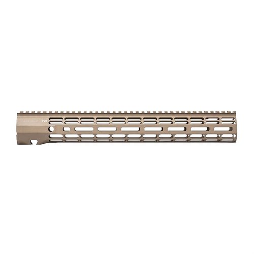 L'AR 308 M5 ATLAS R-ONE è un handguard leggero in alluminio 6061-T6, con sistema di attacco ATLAS, picatinny rail e compatibilità M-LOK per costruzioni leggere.