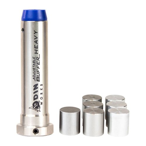 L'ADJUSTABLE BUFFER di ODIN WORKS offre personalizzazione per AR-15, AR 308 e carabine a calibro 9mm, con pesi intercambiabili per ottimizzare le prestazioni.