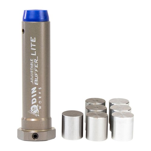 Il buffer regolabile AR-15 Lite di ODIN Works offre massima personalizzazione per AR 308, AR-15 e carabine in calibro 9mm, con pesi intercambiabili per ottimizzare le prestazioni.