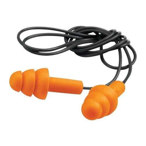 Non perdere mai più i tappi per le orecchie! I Walkers Corded Earplugs con cordino di 23 pollici offrono una riduzione del rumore di 25 decibel e includono due paia.