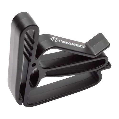 Il Walkers Earmuff Belt Clip è un pratico clip da cintura che ti consente di tenere le cuffie protettive sempre a portata di mano, liberando le mani per altre attività.