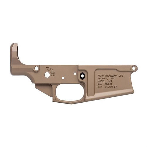 Il ricevitore Aero Precision M5 308 consente di costruire un AR personalizzato, compatibile con componenti DPMS, realizzato in alluminio 7075-T6 di alta qualità.