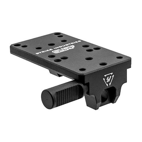 Il SCORPION UNIVERSAL REFLEX MOUNT per GLOCK® offre un'installazione semplice e sicura, compatibile con molti red dot e senza necessità di tagliare la slide.