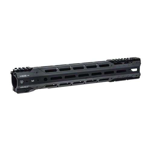 Il GRIDLOK Handguard di Strike Industries offre un design MLOK rapido e removibile, con mirini integrati e montaggi Picatinny per la massima versatilità.