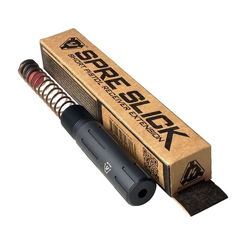 Il tubo di estensione per ricevitore Strike Industries offre una lunghezza compatta, costruzione in alluminio 7075-T6, e un sistema di buffer affidabile per prestazioni superiori.