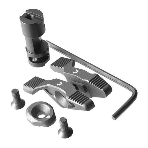 Il STRIKE SELECTOR SWITCH offre un'ergonomia intuitiva e veloce, con configurazioni modulari per un'azione rapida e sicura, realizzato in alluminio e acciaio di alta qualità.