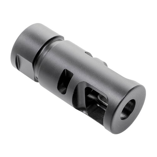 Il CMMG SV Compensator per AR-15 riduce il rinculo, mantenendo la bocca in posizione per colpi più precisi. Compatibile con filettature 1/2-28 e realizzato in acciaio.
