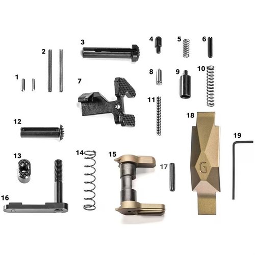 Il kit Geissele Super Duty Lower Parts offre componenti di alta qualità in acciaio inossidabile, migliorando la funzionalità e la resistenza del tuo AR-15.