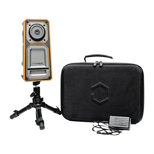 La MARKSMAN 300 YARD TARGET CAMERA è un sistema portatile e wireless che offre video HD in tempo reale, senza bisogno di Wi-Fi, per un'osservazione precisa dei colpi.