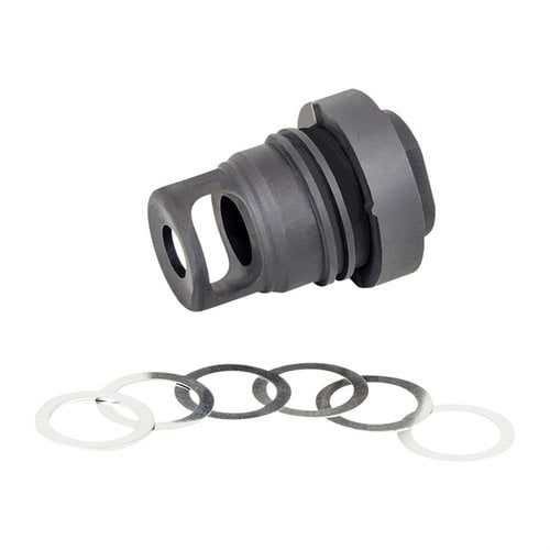 Il Mini QD Muzzle Brake di YHM è compatto, leggero e progettato per l'uso in competizione, compatibile con i sistemi di soppressione YHM.