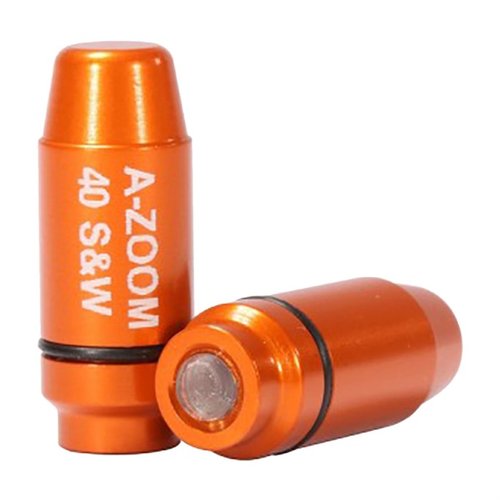 I dummy rounds A-ZOOM AMMO SNAP CAP 40 S&W permettono di praticare il caricamento, lo scaricamento e il dry firing, migliorando le abilità di tiro e maneggio dell'arma.