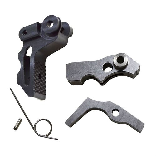 Il kit ULTIMATE TRIGGER per Ruger® 10/22® offre un grilletto piatto, un'azione più fluida e un peso di scatto ridotto a meno di 2 lbs per prestazioni superiori.