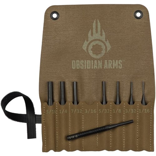 Il set di punte Obsidian Arms da 8 pezzi è portatile, include punte popolari per armi moderne ed è realizzato in acciaio legato 4140, resistente a usura e corrosione.