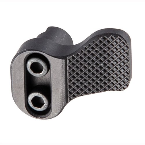 Il KE Arms AR-15 Extended Magazine Release Button è ideale per tiratori con dita corte, realizzato in alluminio anodizzato e compatibile con tutti gli AR-15 standard.